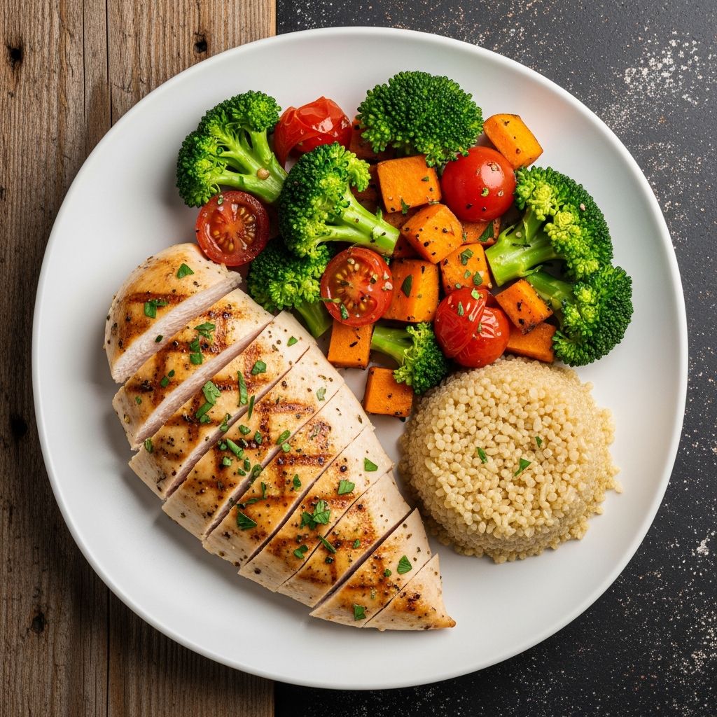 Satisfying chicken dinners under 400 calories packed with 25g+ protein for weight management and muscle support.