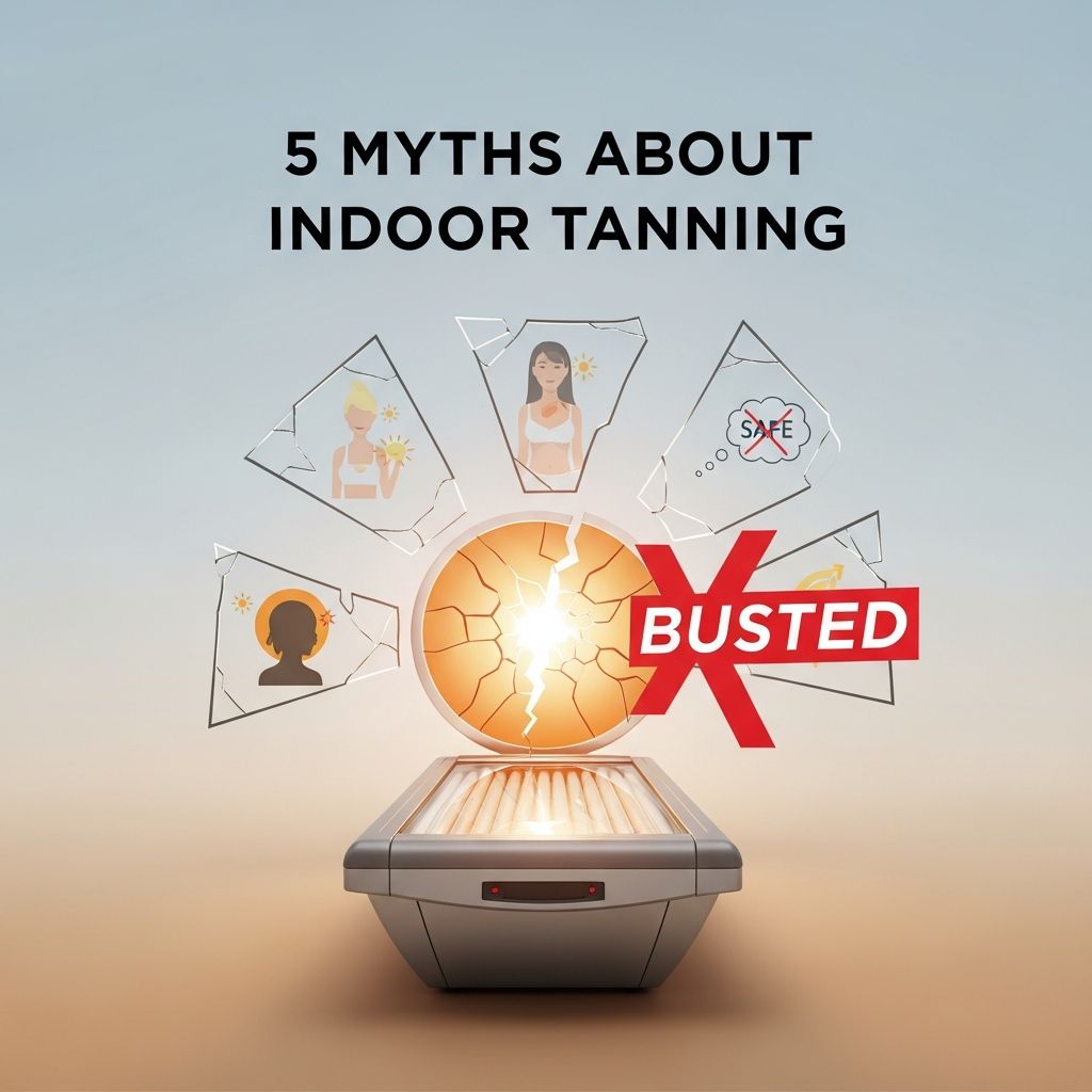 Debunk dangerous indoor tanning myths and learn the truth about UV radiation risks.