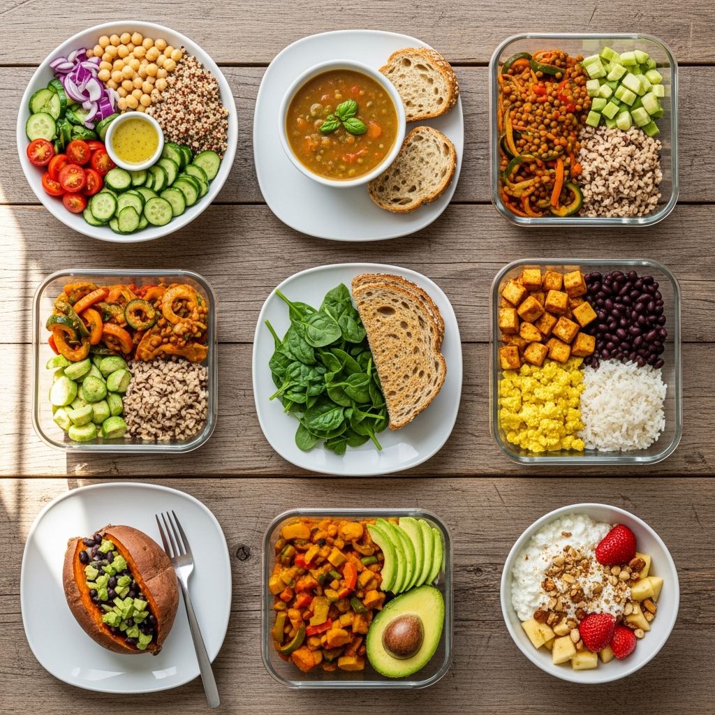 A simple, nutritious 7-day vegetarian meal plan designed for weight loss, providing exactly 1,200 calories daily with balanced meals.