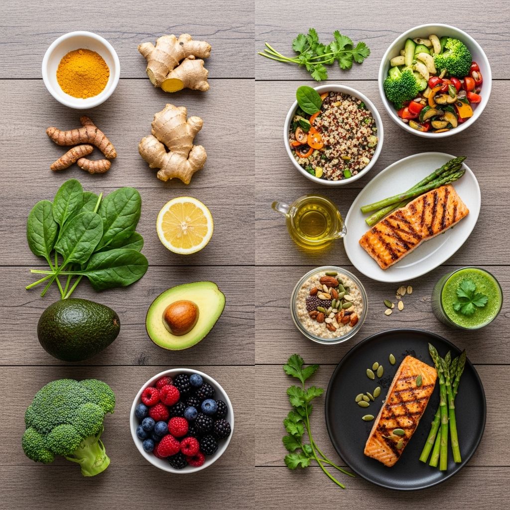 7-Day Gut-Healthy Anti-Inflammatory Meal Plan Boost your gut health and reduce inflammation with this dietitian-approved 7-day meal plan featuring fiber-rich, anti-inflammatory foods.