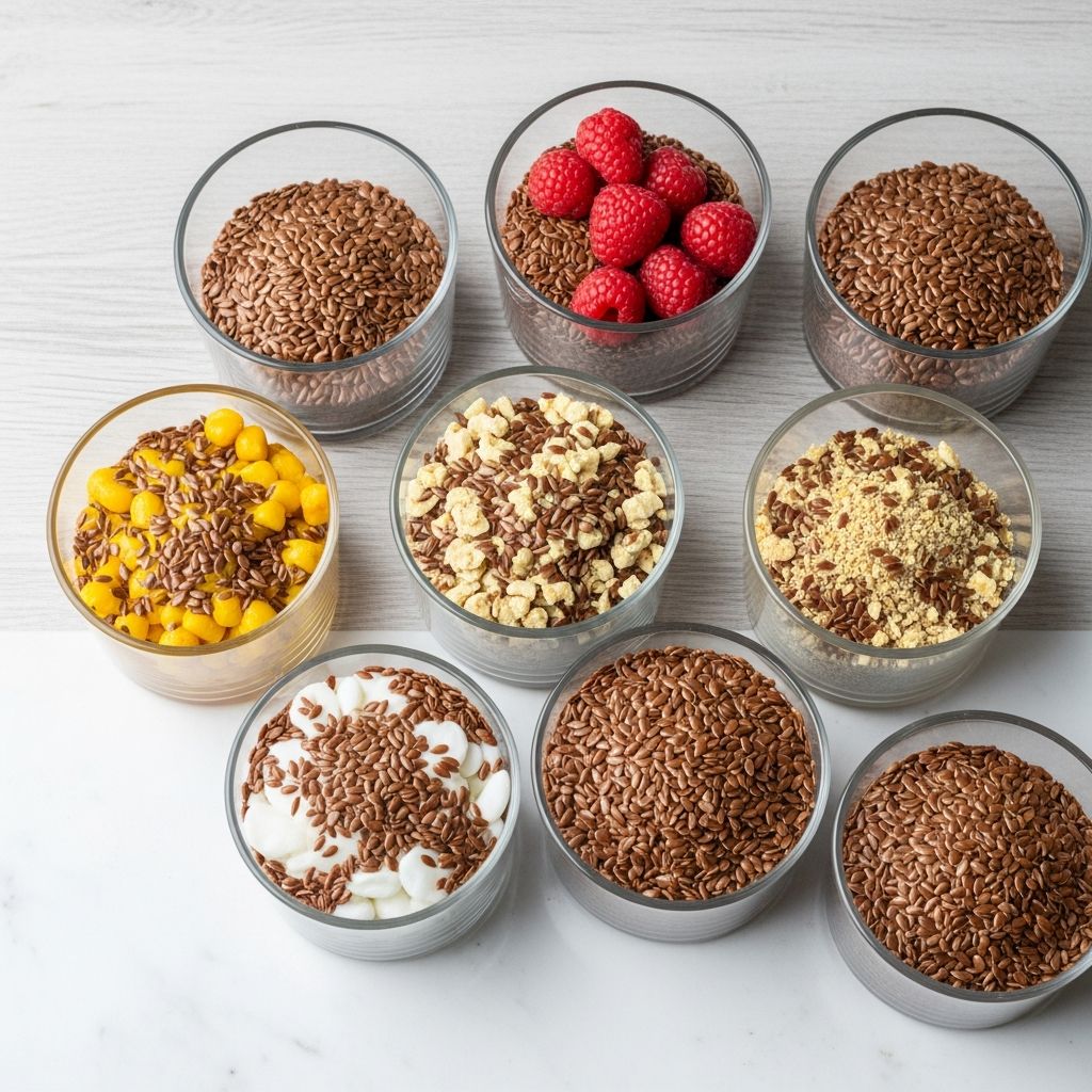 Boost your health with flaxseeds: Discover 8 simple, nutrient-packed ways to incorporate these omega-3 powerhouses into meals and snacks daily.