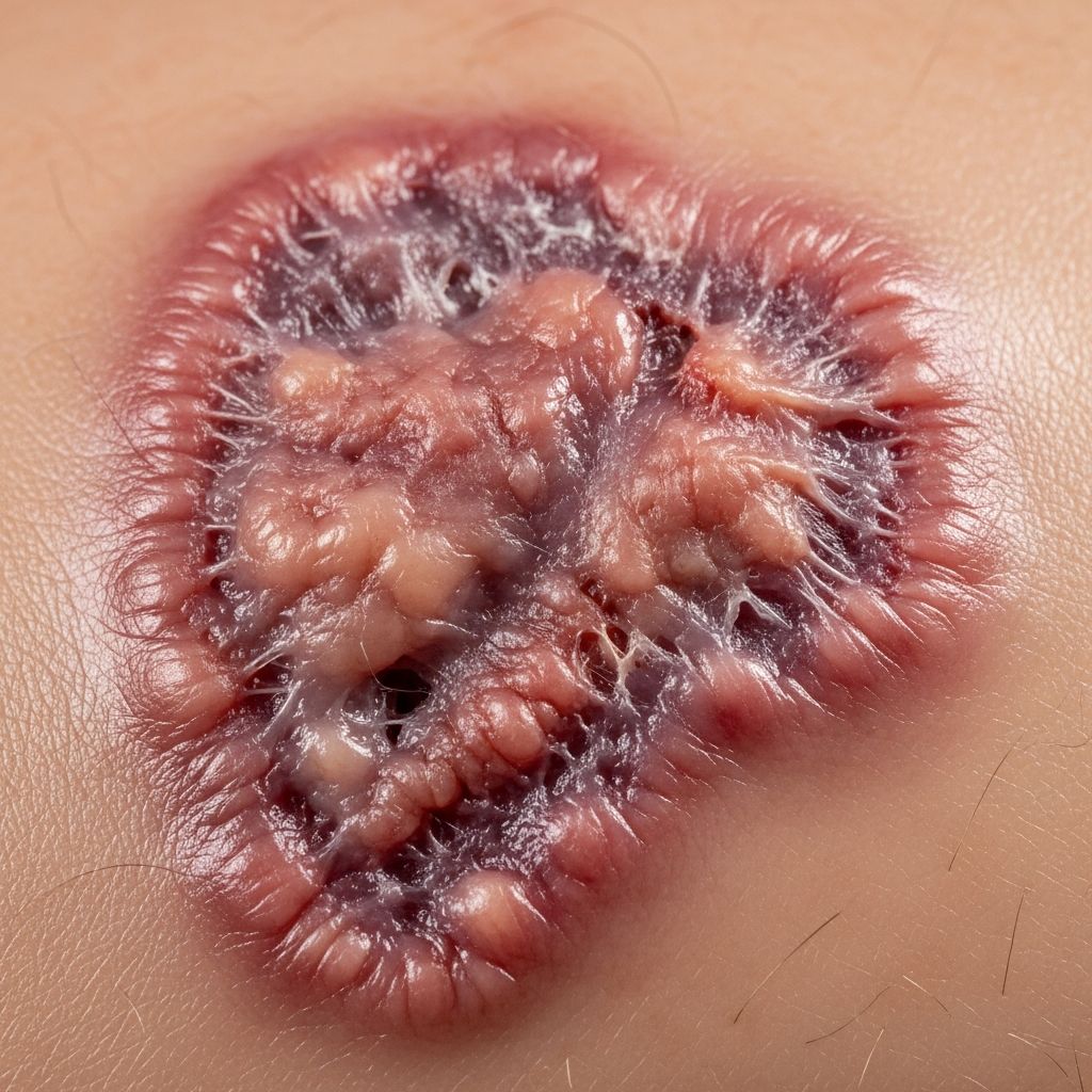 Explore the causes, risk factors, and treatments for impaired wound healing, hypertrophic scars, and keloids in dermatological practice.