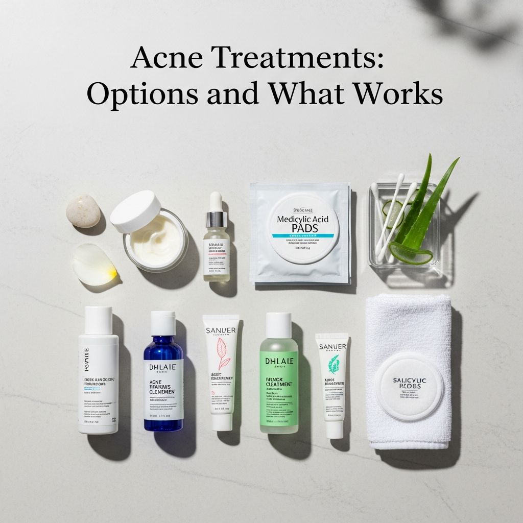Comprehensive guide to acne treatments: from topical medications to oral therapies and professional procedures.