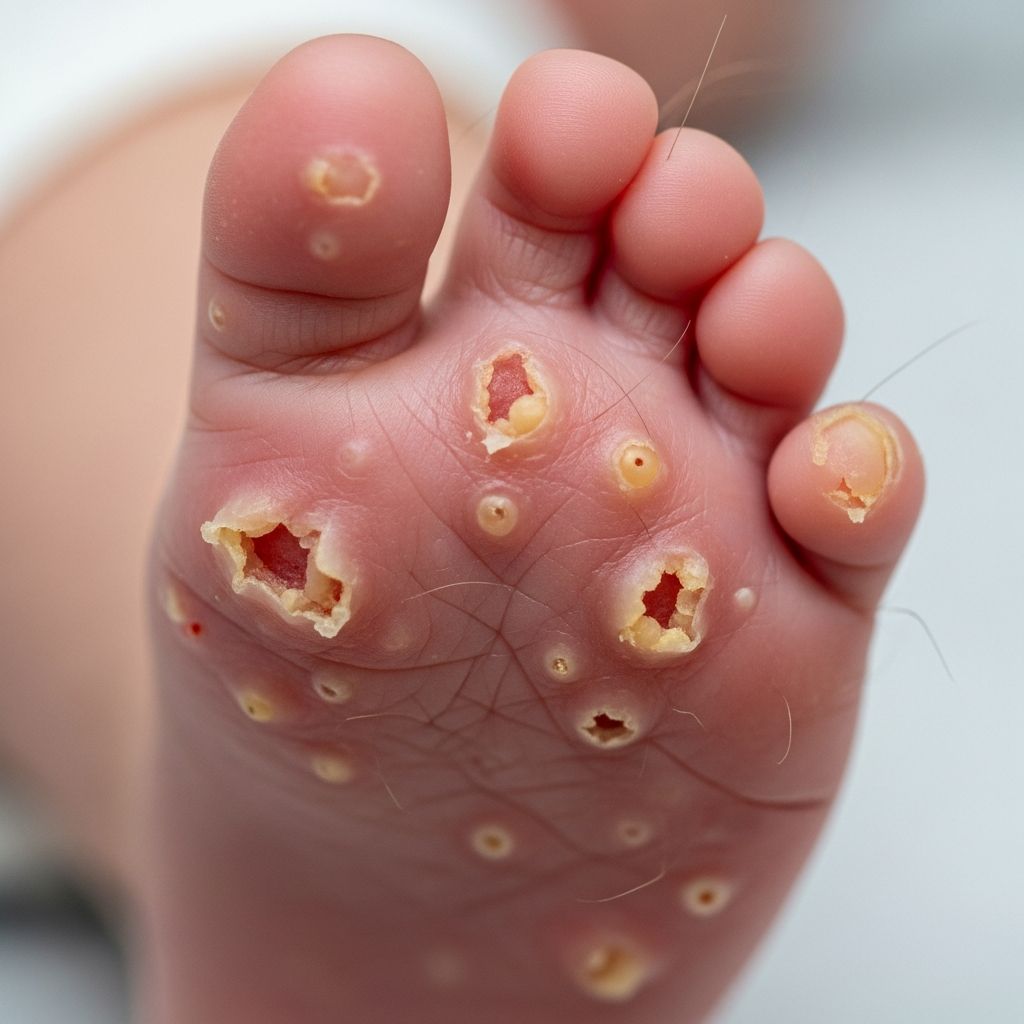 Understanding acropustulosis of infancy: A benign skin condition affecting palms and soles in young children.