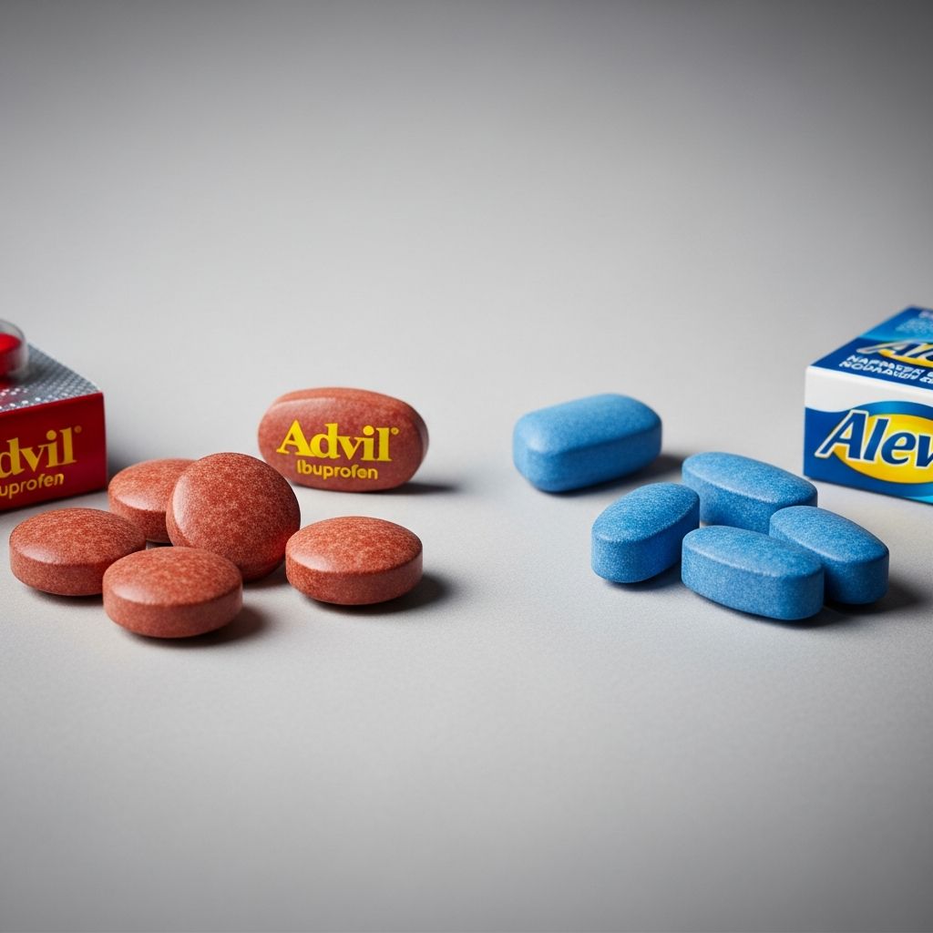 Compare Advil and Aleve to find the best over-the-counter pain reliever for your needs.