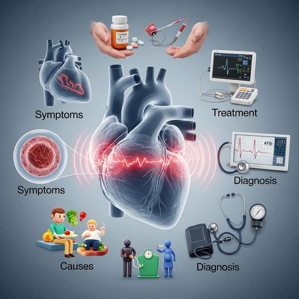 Comprehensive guide to atrial fibrillation: Understand symptoms, risks, stages, treatments, and prevention strategies for better heart health.