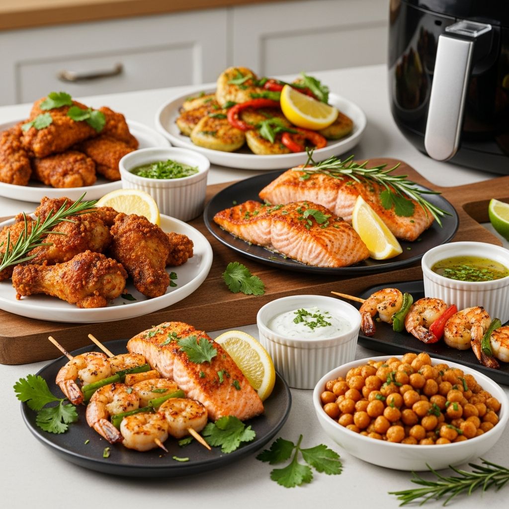 Boost your protein intake with these delicious air fryer recipes that are quick, easy, and perfect for meal prep or snacks.