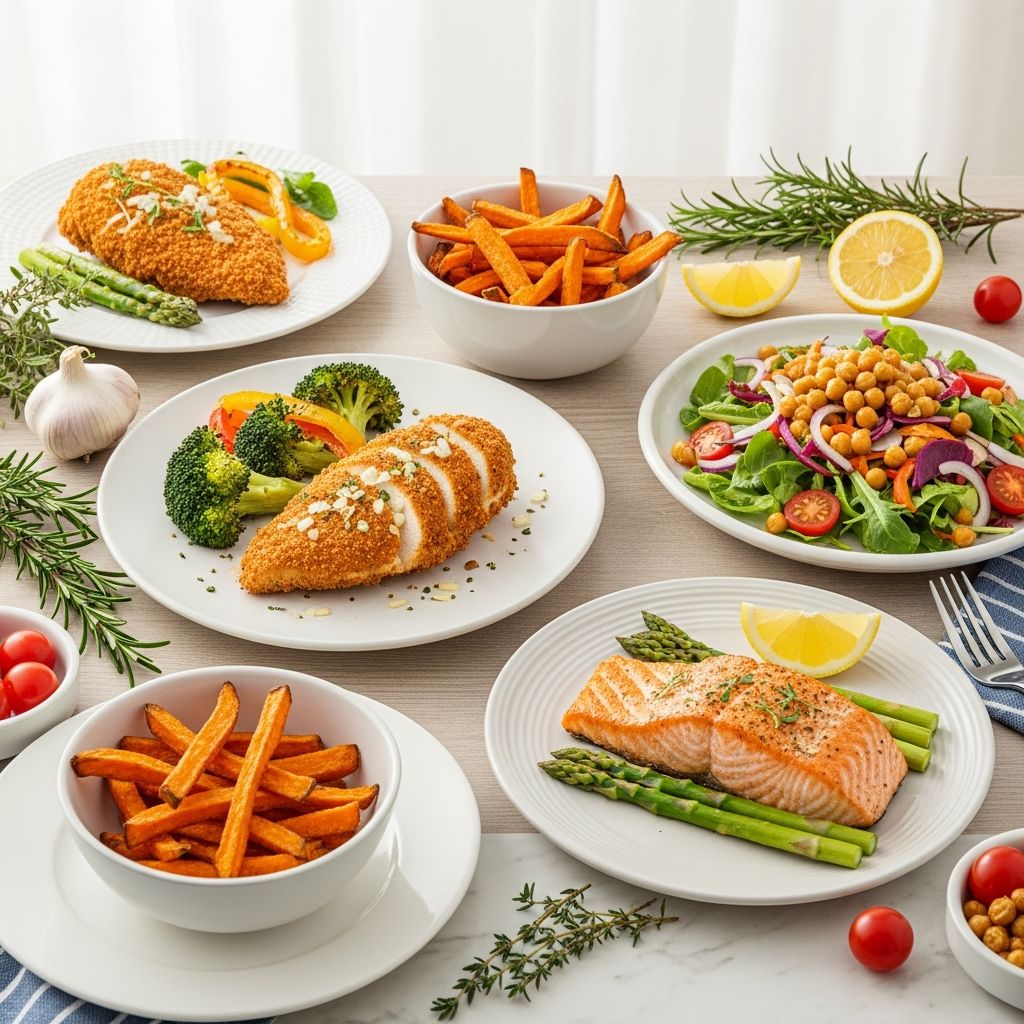 Discover 30 delicious air fryer recipes under 400 calories each, perfect for weight loss and healthy eating.
