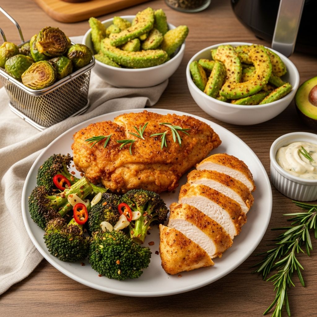 Discover 25 delicious low-carb air fryer recipes that are ready in 30 minutes or less for easy, healthy meals.