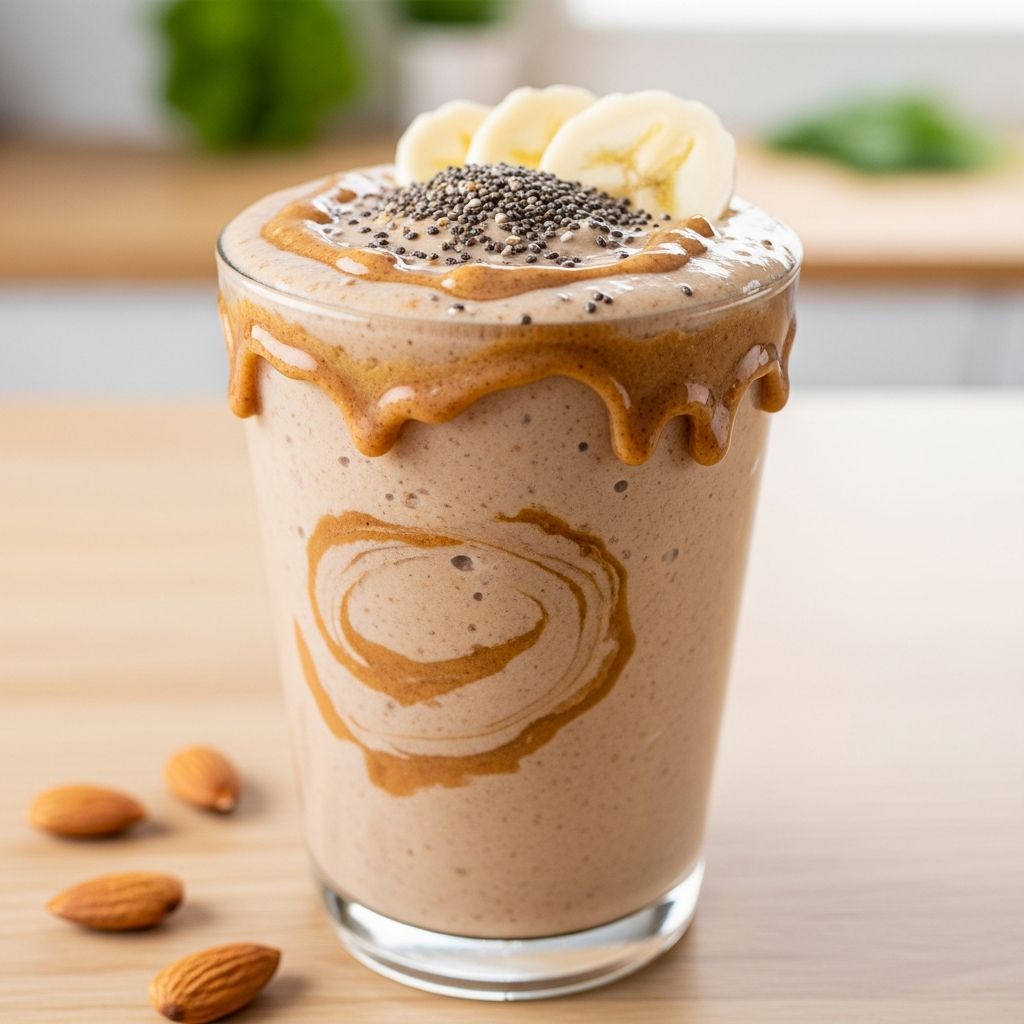 A creamy, satisfying smoothie packed with protein, healthy fats, and natural sweetness for post-workout recovery or breakfast on the go.