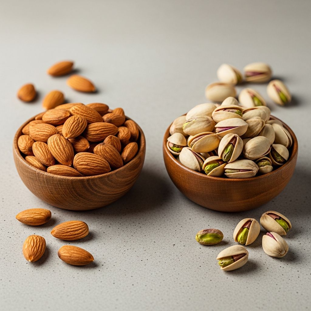 Discover which nut reigns supreme in nutrition, health benefits, and taste—almonds or pistachios?
