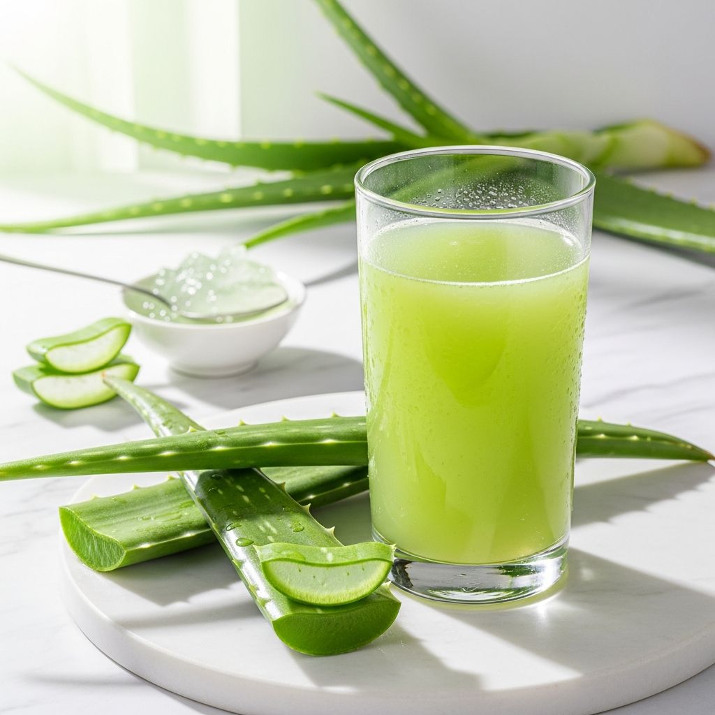 Aloe Vera Juice Benefits: 6 Proven Health Advantages Discover the potential health benefits of aloe vera juice, from digestive support to skin health and blood sugar management, backed by research.