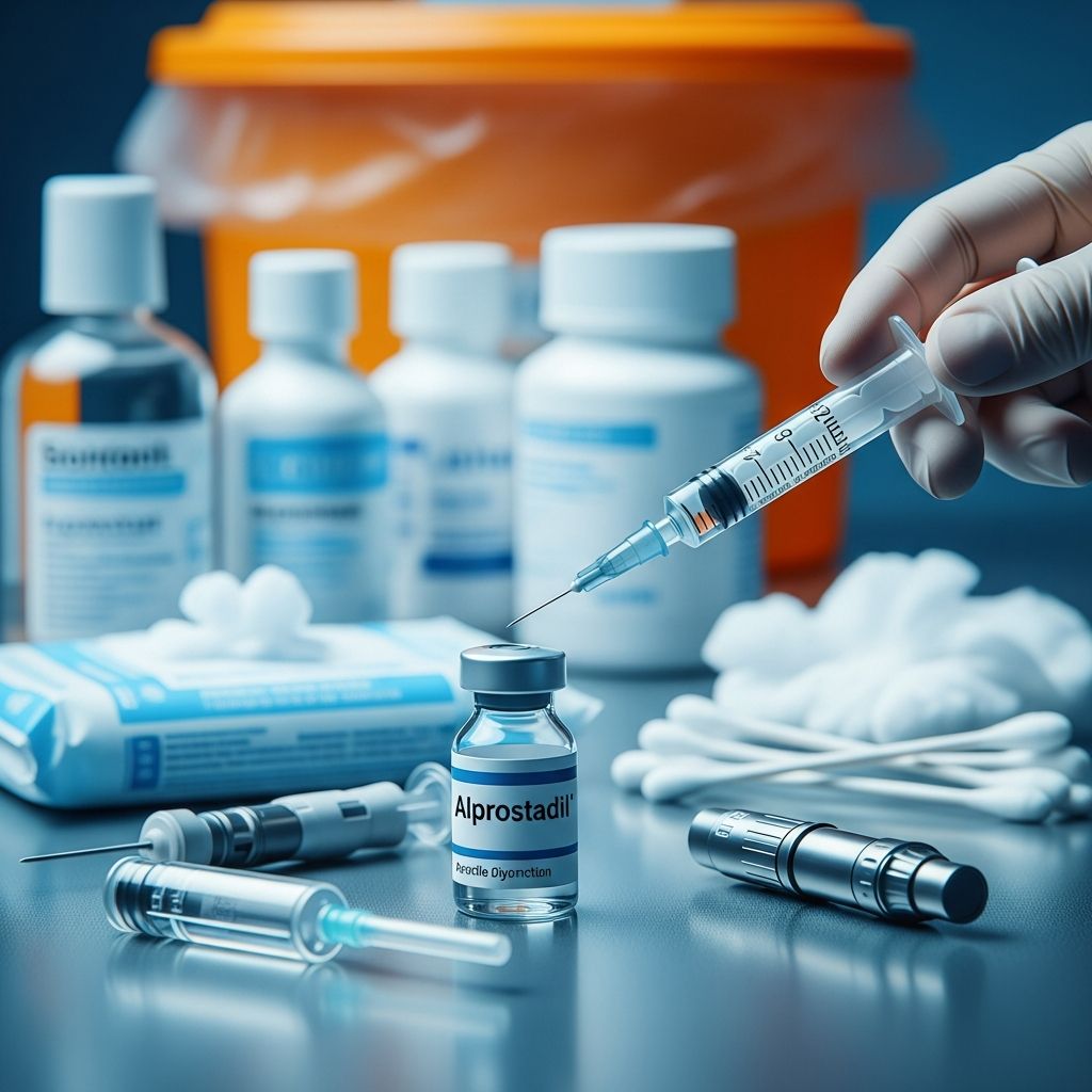 Comprehensive guide to alprostadil treatments like Caverject, MUSE, and Vitaros for effective erectile dysfunction management.
