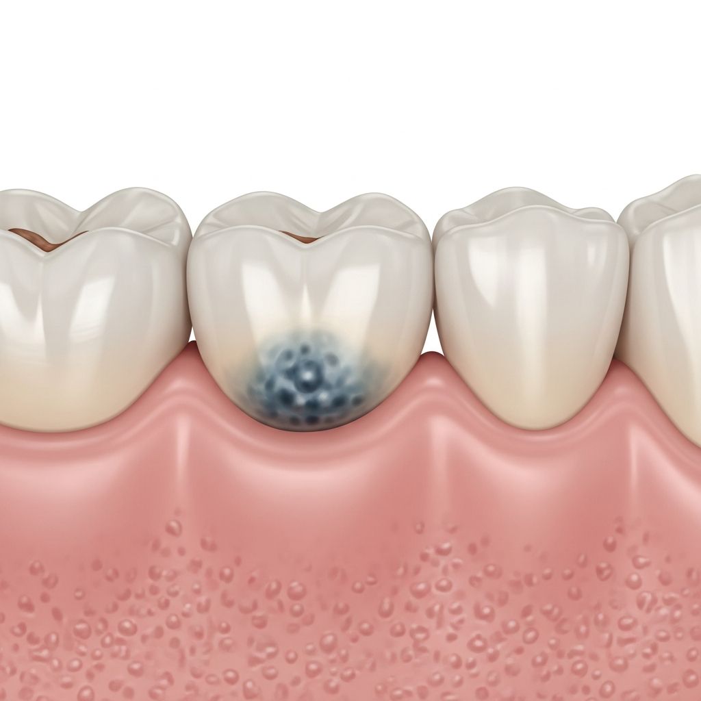 Understanding amalgam tattoos: benign oral pigmentation from dental amalgam, causes, diagnosis, and management options.