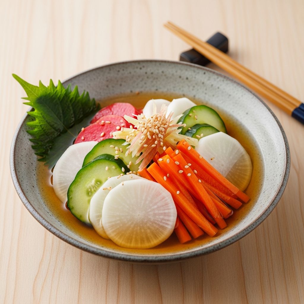 Diabetic-friendly quick pickles bursting with fresh vegetables, herbs, and tangy vinegar for a healthy, flavorful side dish.