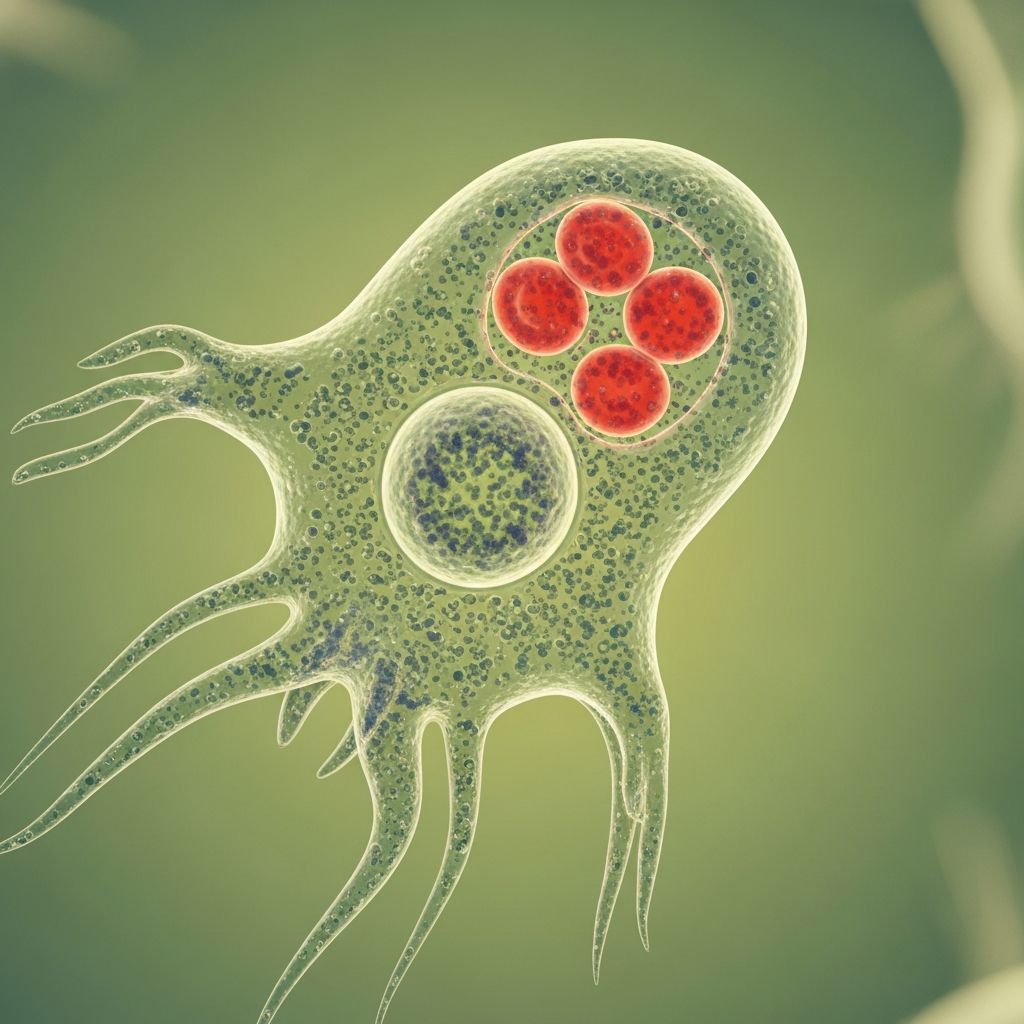 Comprehensive guide to amoebiasis: causes, symptoms, diagnosis, and treatment of this protozoan infection affecting gut and skin.