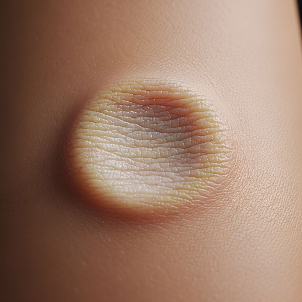 Uncommon skin condition causing loss of dermal elastic tissue, leading to characteristic depressed or bulging patches.