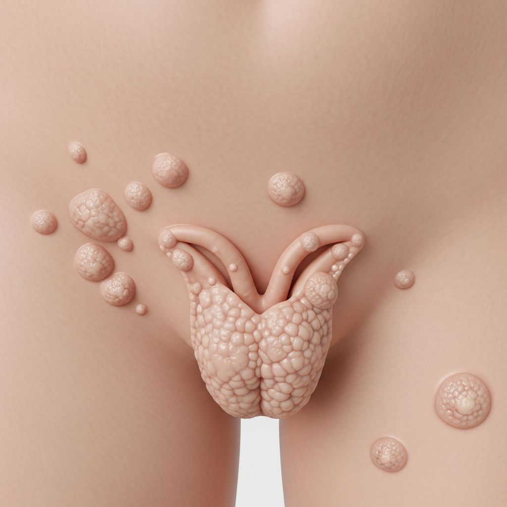 Comprehensive guide to anogenital warts: causes, symptoms, diagnosis, treatment, and prevention strategies for HPV-related genital warts.