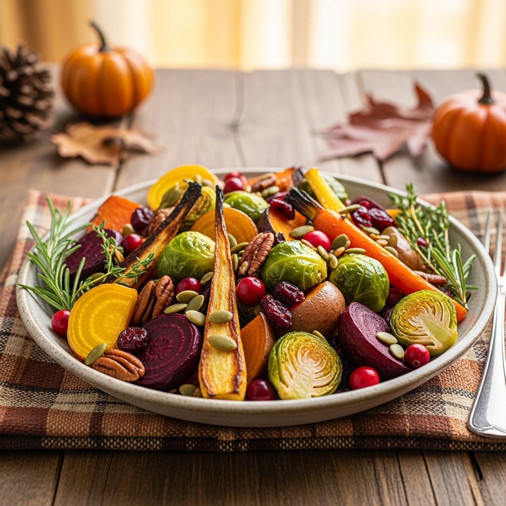 This roasted vegetable medley fights inflammation with fall's best produce—sweet potatoes, Brussels sprouts and more—for cozy, healthy meals.