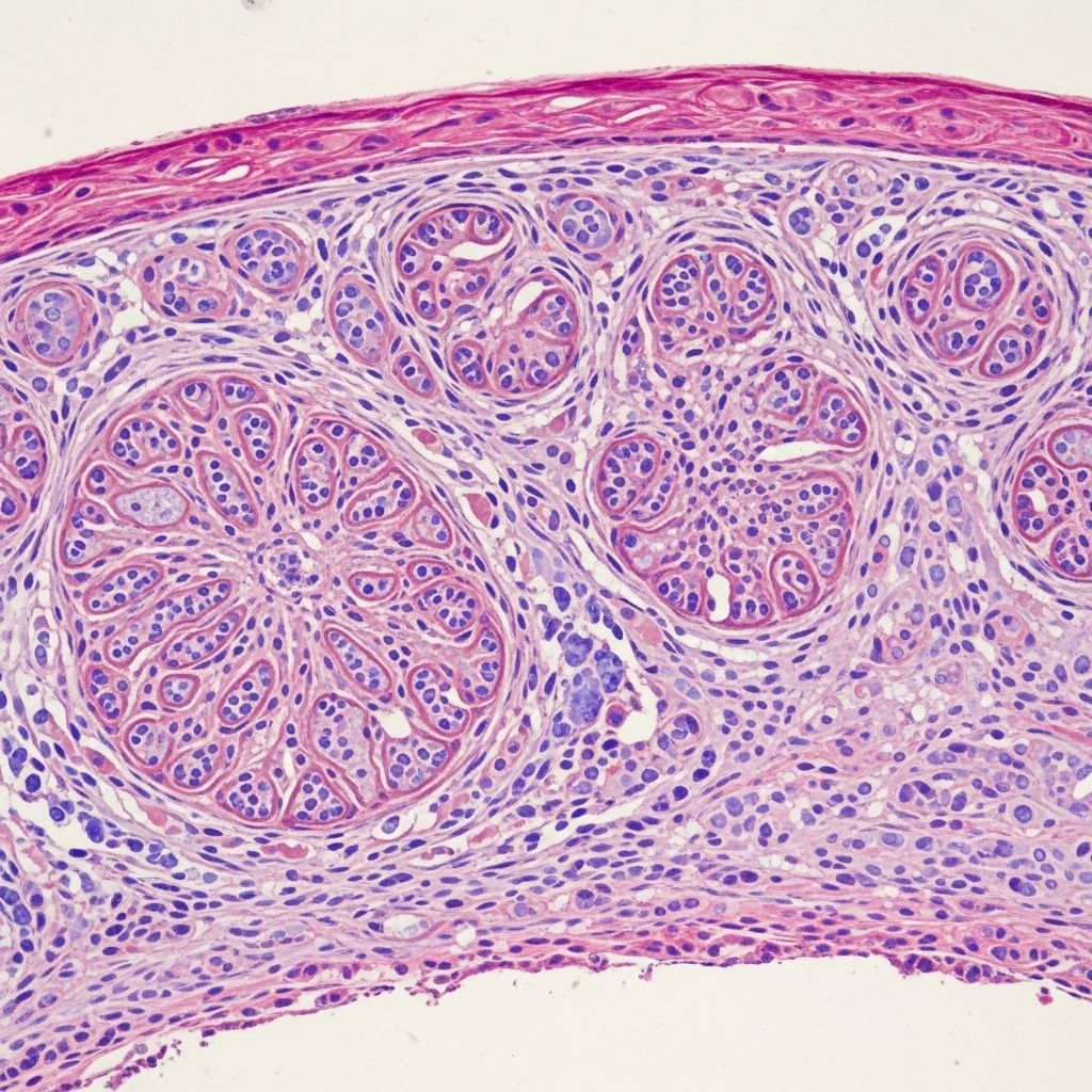 Comprehensive pathology guide to apocrine mixed tumour: clinical features, histopathology, diagnosis and management insights.