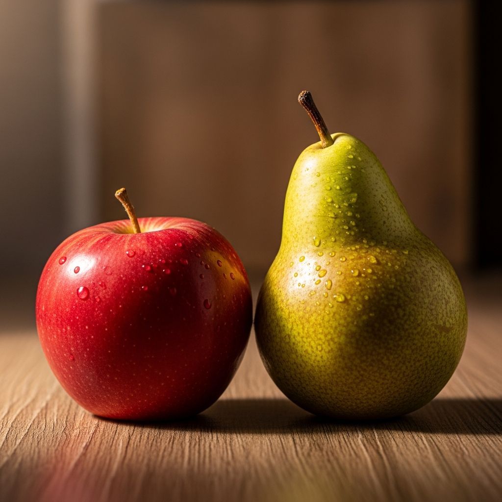 Discover which fruit reigns supreme in nutrition, health benefits, taste, and more in this ultimate apples vs. pears showdown.