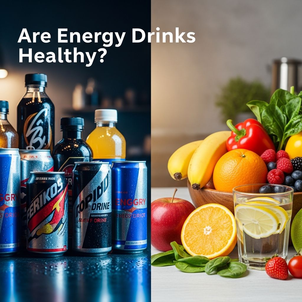 Uncover the truth about energy drinks: their ingredients, benefits, risks, and healthier alternatives for sustained vitality.