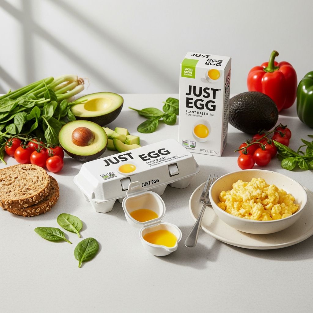 Dietitians break down the nutrition, taste, and sustainability of JUST Egg and other plant-based egg alternatives compared to real eggs.