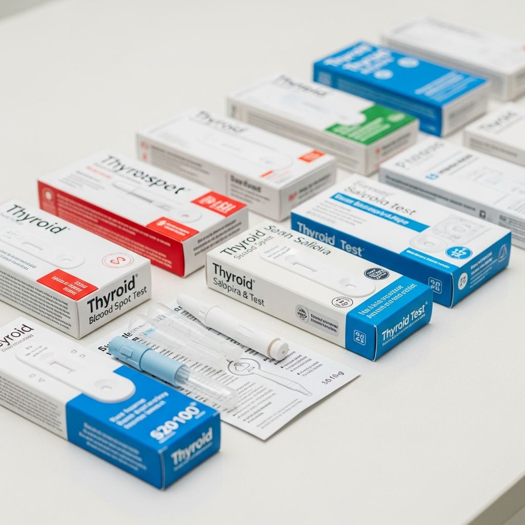 Discover the top at-home thyroid tests for convenient monitoring of TSH, T4, T3, and antibodies from leading brands.