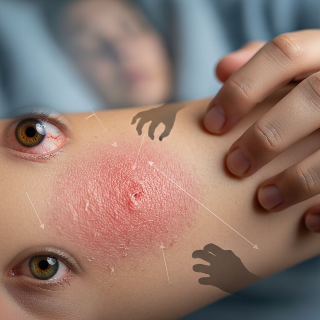 Recognize critical atopic dermatitis symptoms beyond visible skin changes that require immediate healthcare provider attention.