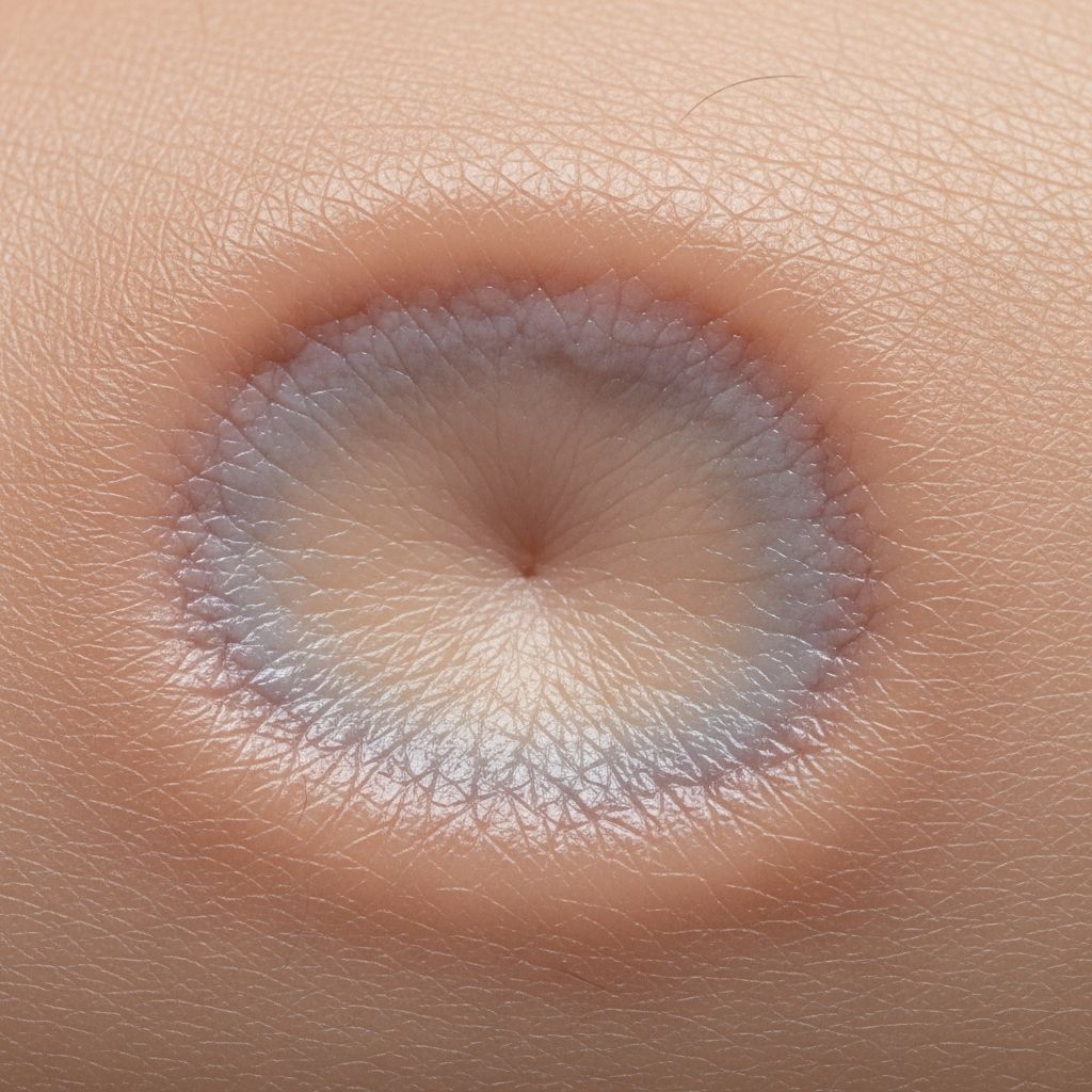 Rare dermal atrophy with cliff-drop borders: causes, symptoms, diagnosis, and management insights.