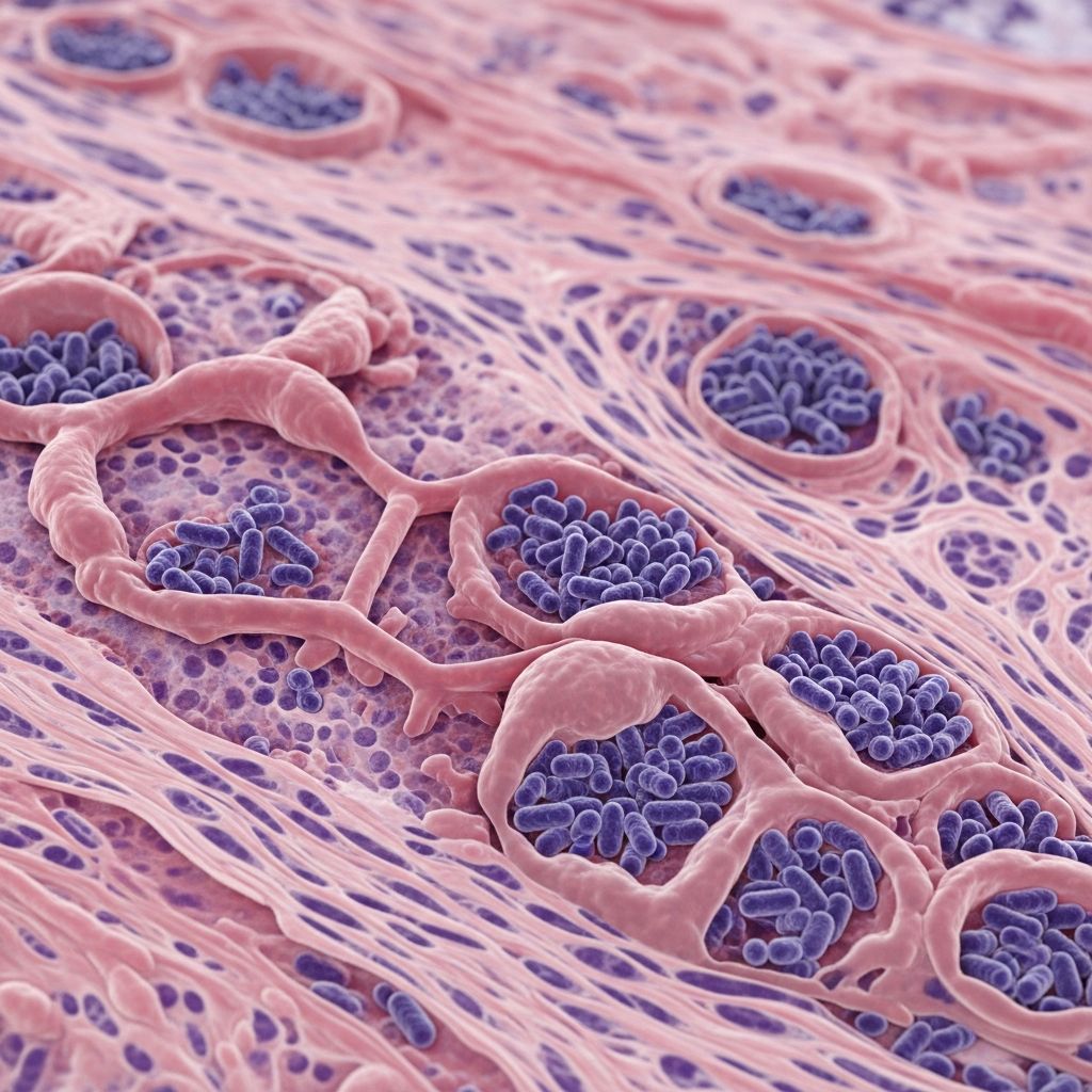 Rare bacterial infection causing vascular skin lesions, primarily in immunocompromised patients like those with HIV/AIDS.