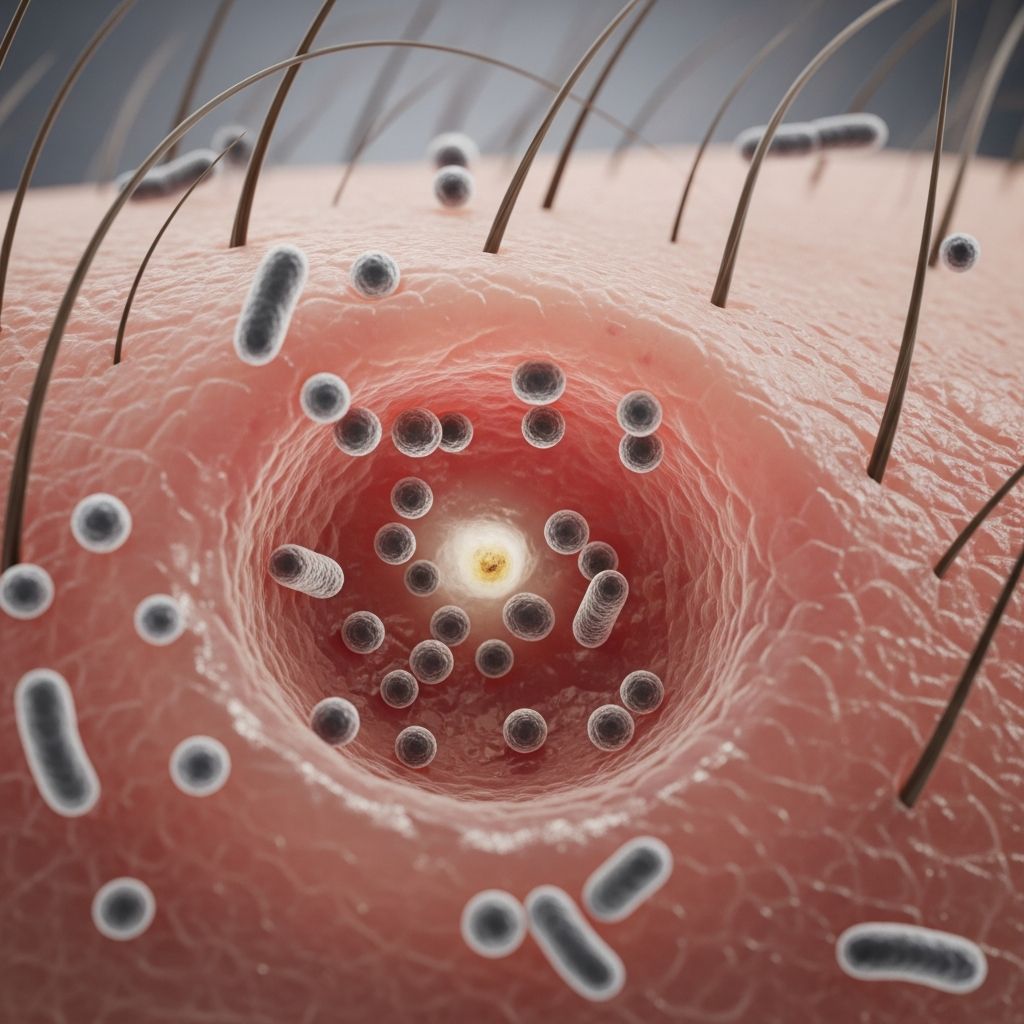 Understanding the role of Cutibacterium acnes and other bacteria in acne pathogenesis, inflammation, and treatment strategies.
