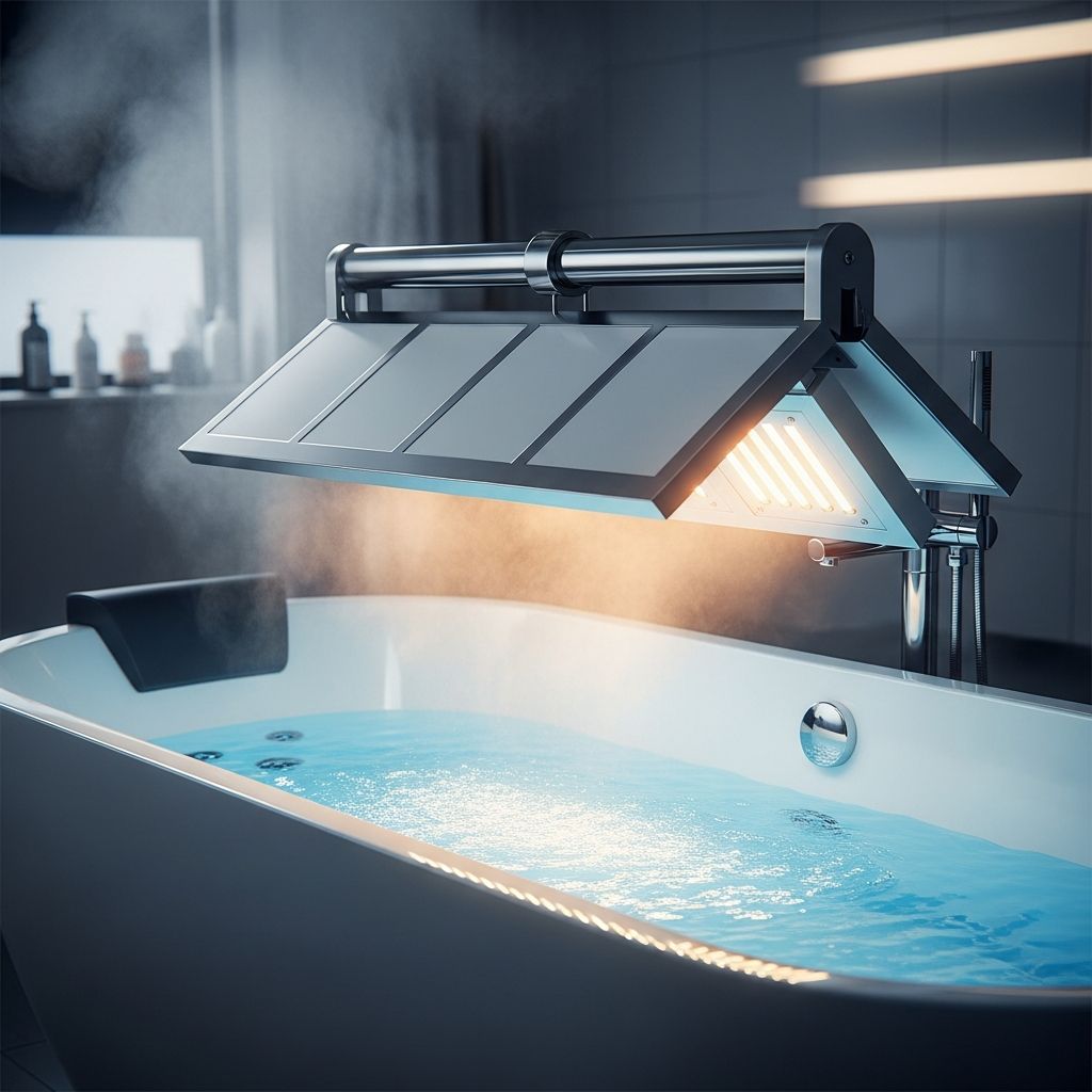 Comprehensive guide to bathwater PUVA phototherapy for psoriasis, eczema, and inflammatory skin conditions.