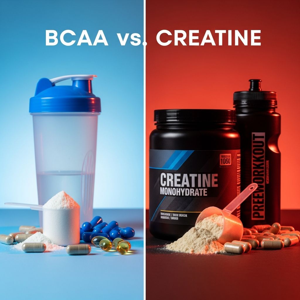 Discover the key differences between BCAAs and creatine to optimize your workouts, recovery, and muscle gains effectively.