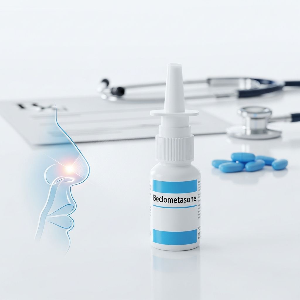 Complete guide to beclometasone nasal spray: effectiveness, proper usage, and safety information.