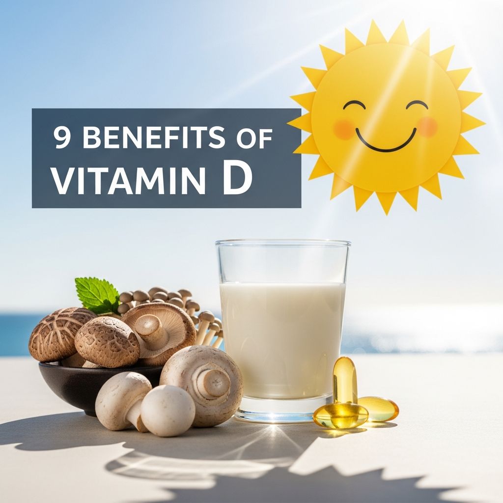 Discover the essential health benefits of vitamin D, from stronger bones and immunity to disease prevention and more.