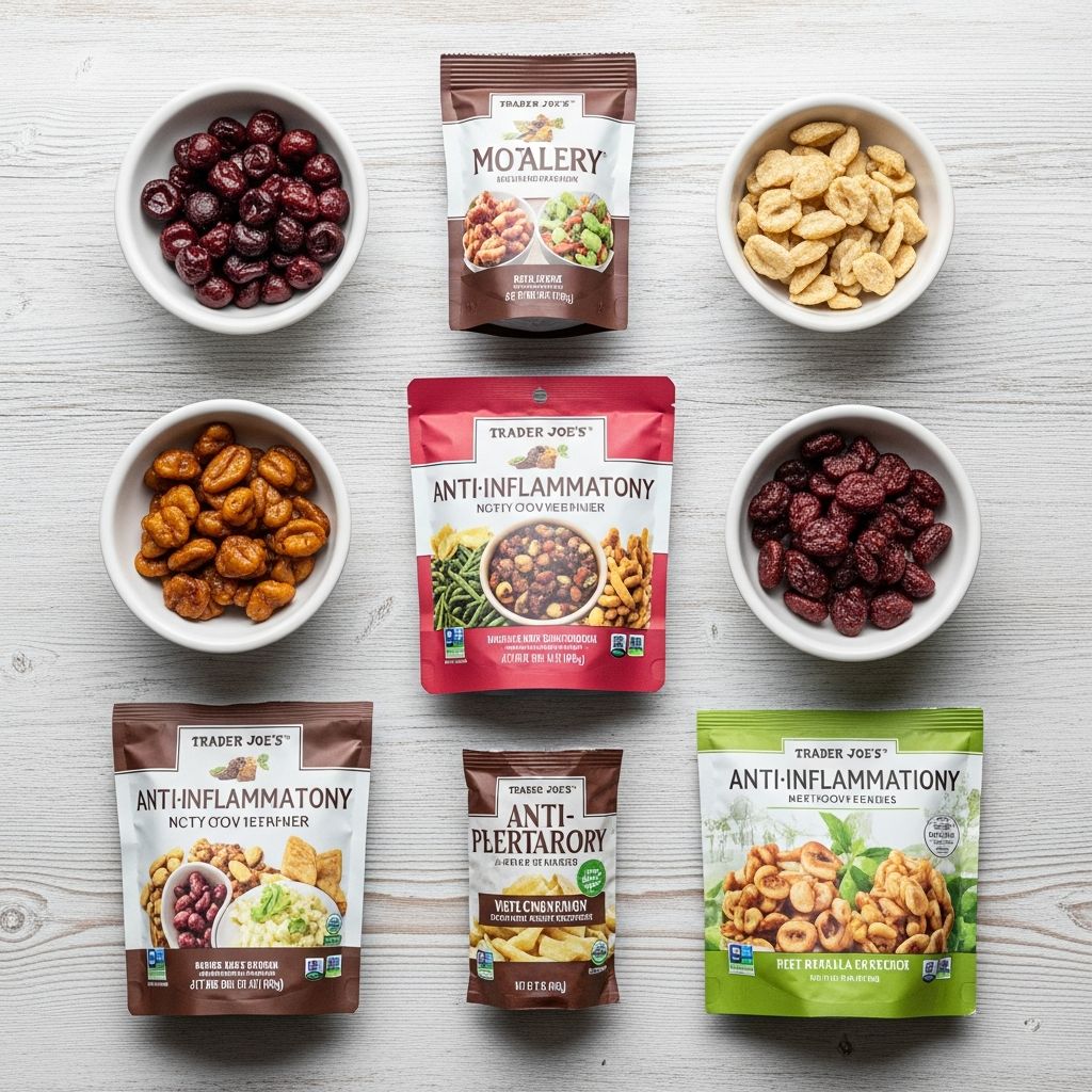Discover dietitian-approved snacks from Trader Joe's that combat inflammation and support heart, brain, and immune health effectively.