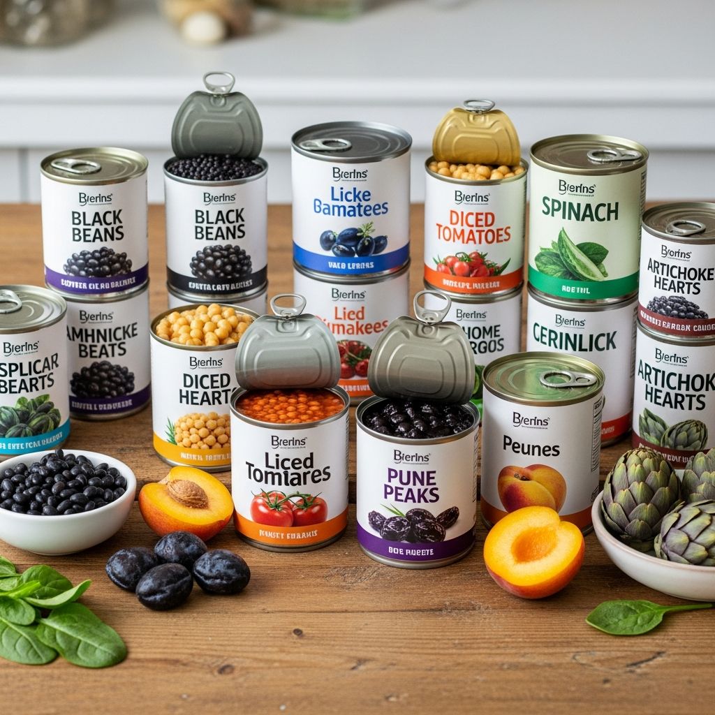 Discover top canned foods packed with fiber and nutrients to relieve constipation and promote regular bowel movements effortlessly.
