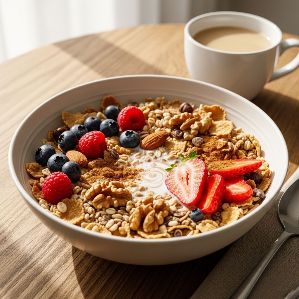 Discover top cold cereal brands that help manage blood sugar levels for people with diabetes, focusing on low GI options and high fiber content.