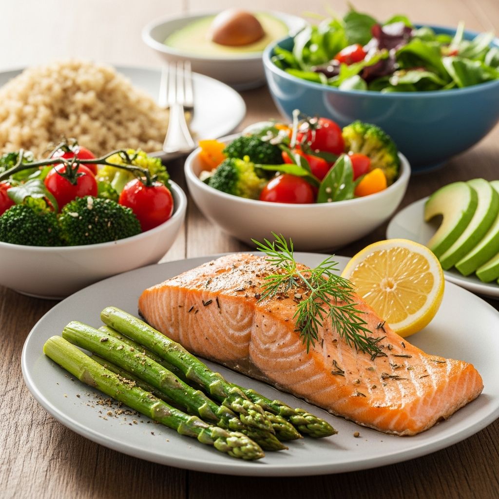 This 7-day dinner plan features heart-healthy recipes rich in fiber, healthy fats and lean proteins to help lower cholesterol naturally.