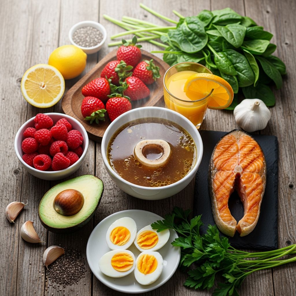 Discover the top foods rich in collagen and nutrients that boost its production for healthier skin, joints, and hair.