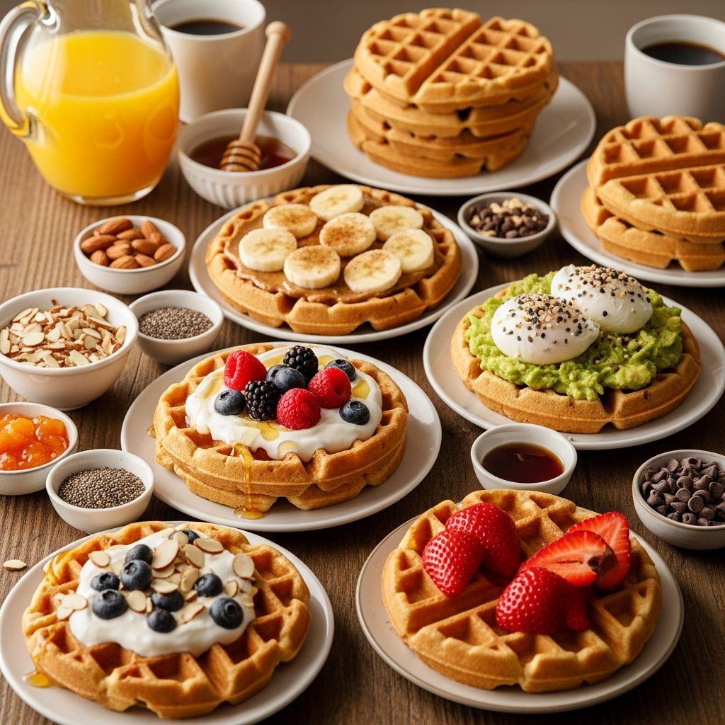 Discover the top healthy frozen waffles packed with protein and fiber, plus delicious topping ideas for nutritious breakfasts.