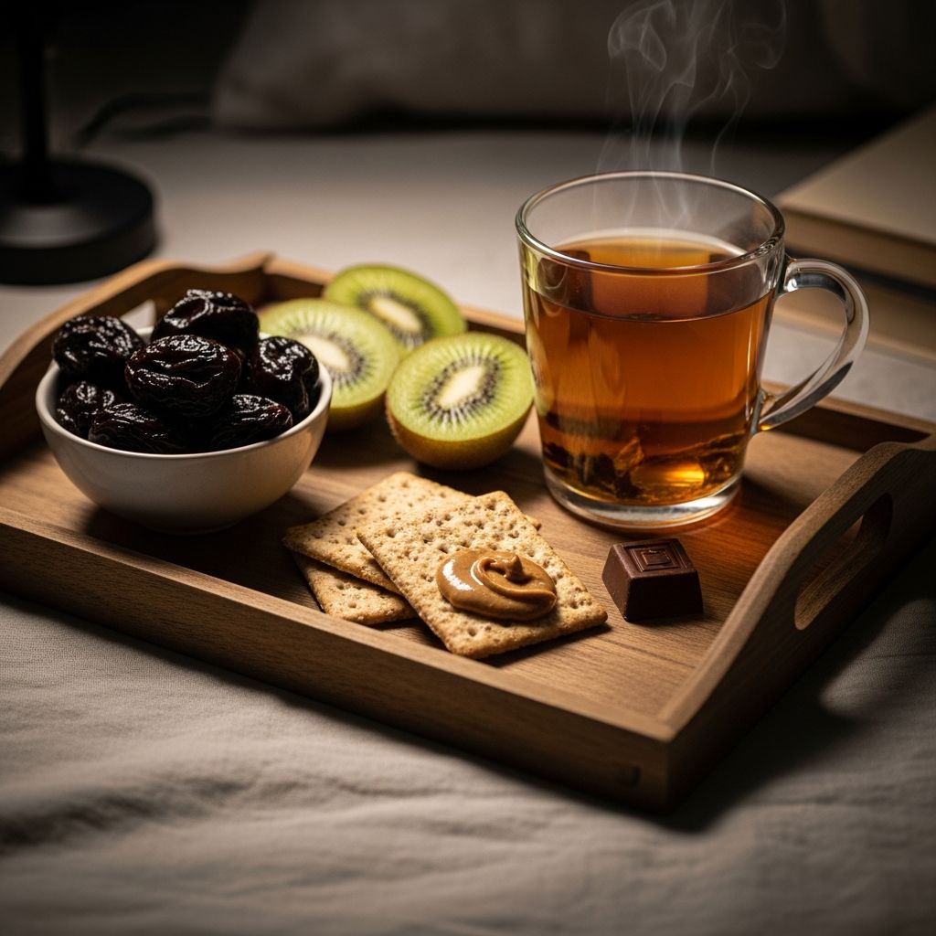 Discover the top late-night snack backed by dietitians to promote smooth digestion and regular bowel movements by morning.
