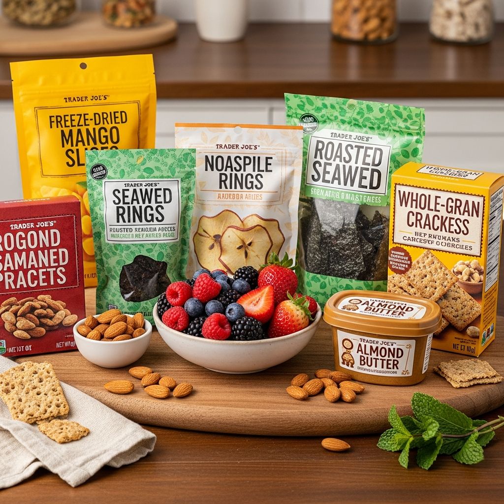 Discover the top no-sugar-added snacks at Trader Joe's that satisfy cravings while supporting stable blood sugar and overall health.