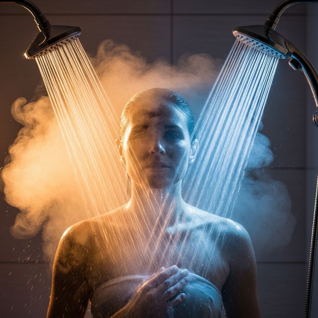 Discover the ideal shower temperature range and health benefits of hot, cold, and contrast showers for skin, muscles, sleep, and more.