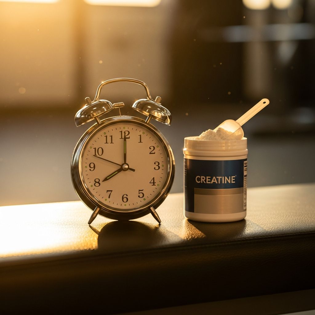 Discover the optimal timing for creatine supplementation to maximize muscle gains, strength, and workout performance.