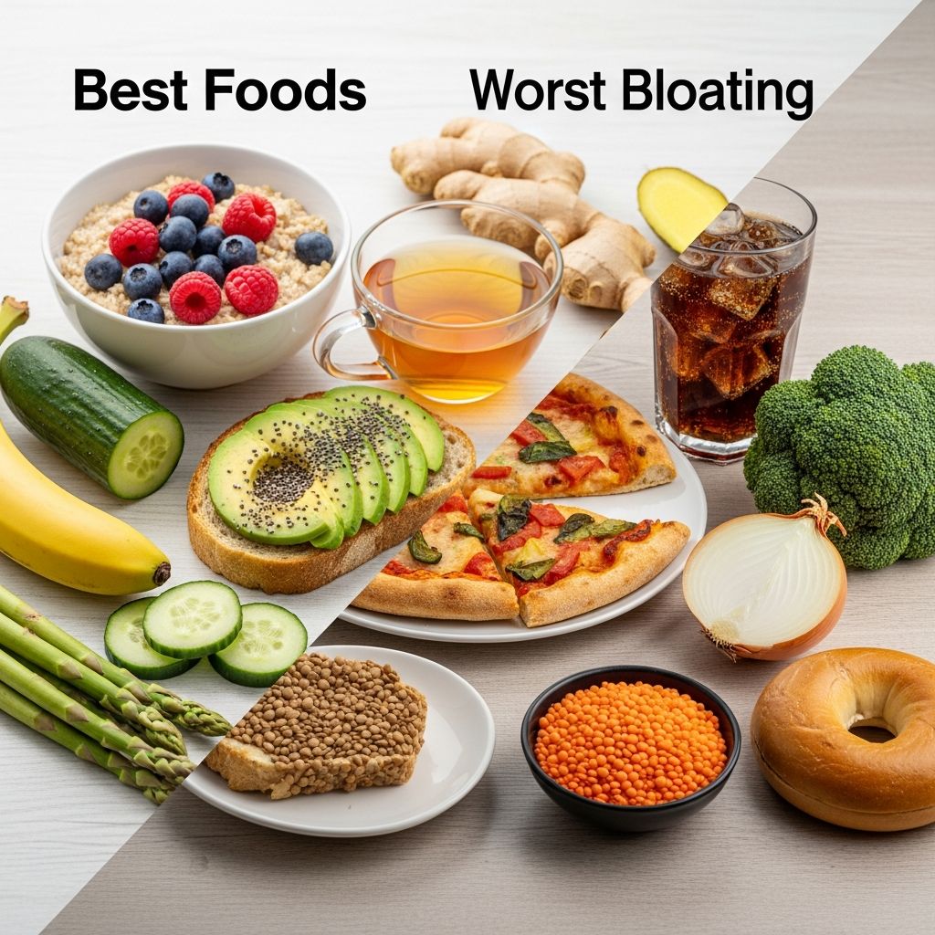 Discover which foods cause bloating and which ones can help reduce abdominal discomfort.