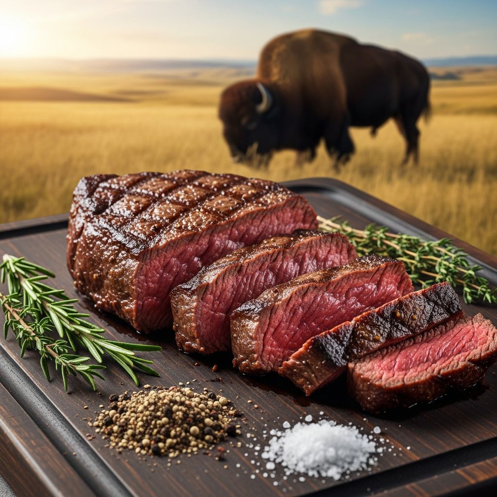 Discover why bison is a nutritious and heart-healthy alternative to conventional beef.