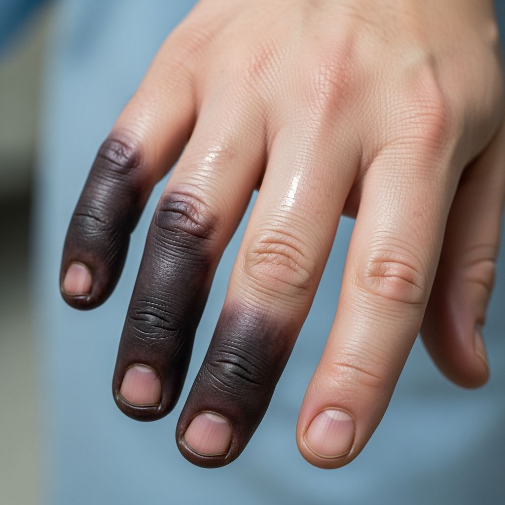 Discover causes of black fingers due to artery inflammation, from vasculitis to Buerger's disease, and learn vital symptoms and treatments.