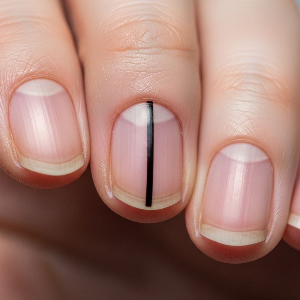 Black Line On Nail: Melanonychia Causes, Symptoms, Treatment Discover what a black line on your nail means, from benign melanonychia to serious melanoma risks and when to see a doctor.
